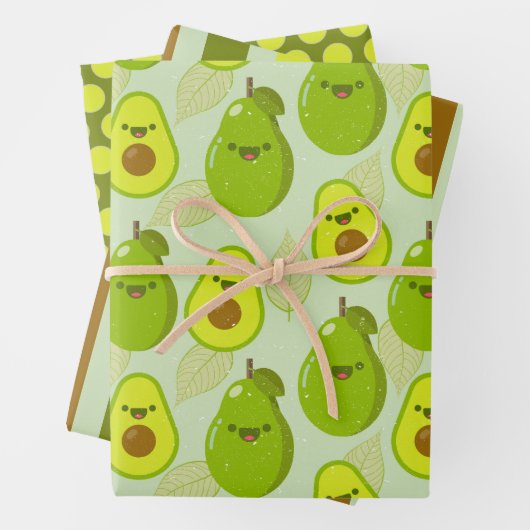 Albernes Avocados Wrapping Paper-Set Geschenkpapier Set (Beispiel)