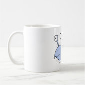 albernes blaues Monster Kaffeetasse (Links)