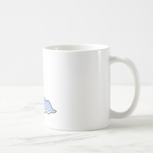 albernes blaues Monster Kaffeetasse (Rechts)