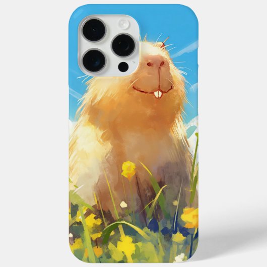 Albernes Capybara-Lächeln Case-Mate iPhone Hülle (Rückseite)