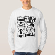 Albernes Cat Sweatshirt Smart Fella oder Furz Smel
