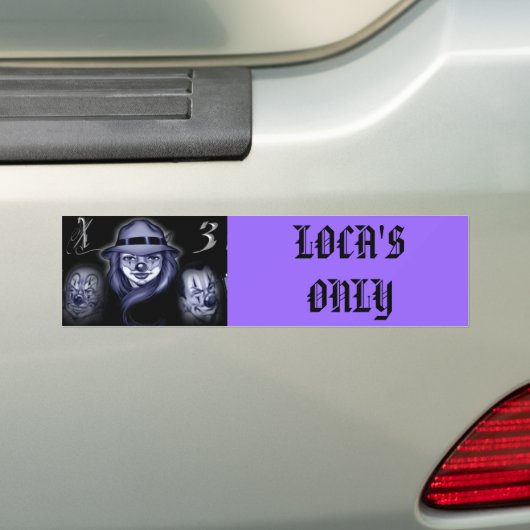 albernes chola, ORTE EINZIG Autoaufkleber (Auf Auto)