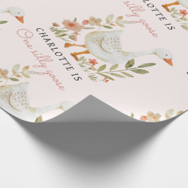 Albernes Gänsegeburtpapier Geschenkpapier