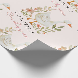 Albernes Gänsegeburtpapier Geschenkpapier