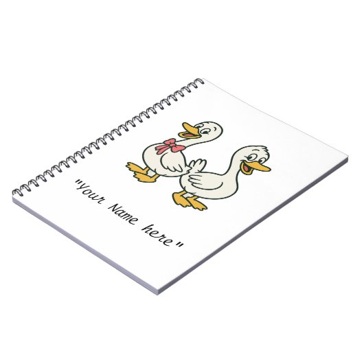 Albernes Gänsehandbuch Notizblock (Linke Seite)