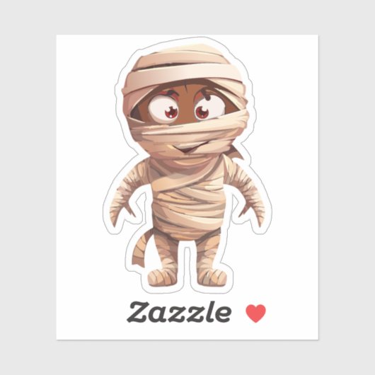 Albernes Halloween-Monster Aufkleber (Blatt)