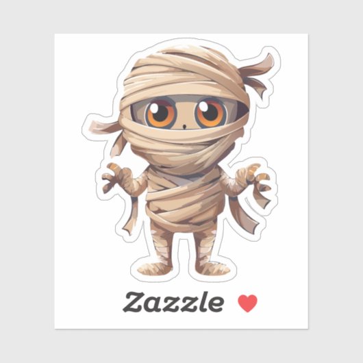 Albernes Halloween-Monster Aufkleber (Blatt)