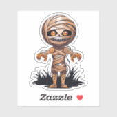 Albernes Halloween-Monster Aufkleber (Blatt)