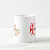 albernes Hamsterrad Kaffeetasse (Mittel)