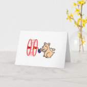 albernes Hamsterrad Karte (Gelbe Blume)