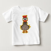 Albernes Huhn Baby T-shirt (Vorderseite)