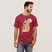 Albernes Indisches Eichhörnchen T-Shirt (Vorne ganz)