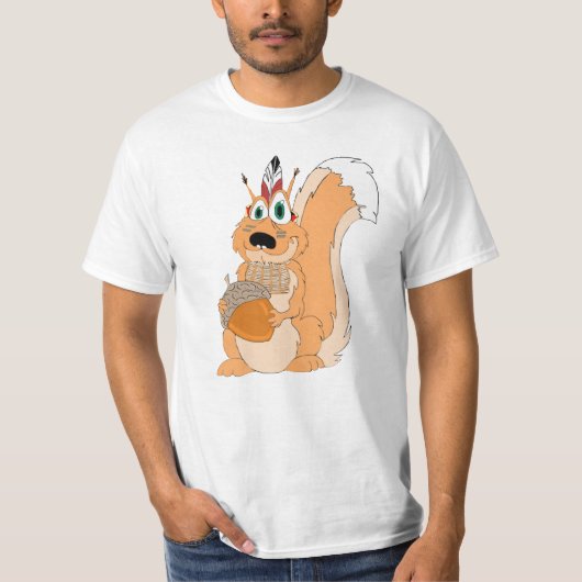 Albernes Indisches Eichhörnchen T-Shirt (Vorderseite)
