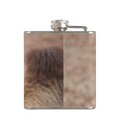 Albernes Kamel-Foto (fertigen Sie) besonders an Flachmann (Rückseite)