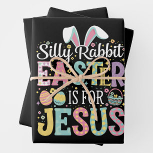 Albernes Kaninchenöster ist für Jesus Niedliche So Geschenkpapier Set