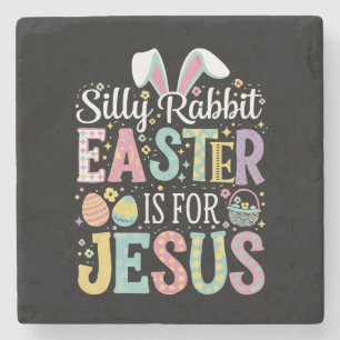 Albernes Kaninchenöster ist für Jesus Niedliche So Steinuntersetzer