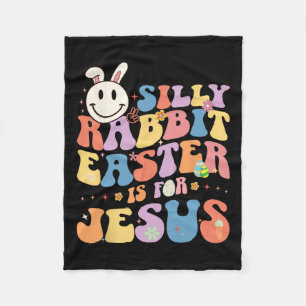 Albernes Kaninchenöster ist für Jesus Niedlicher S Fleecedecke
