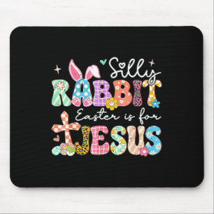 Albernes Kaninchenöster ist für Jesus Niedlicher S Mousepad