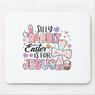 Albernes Kaninchenöster ist für Jesus Niedlicher S Mousepad