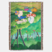 Albernes kleines Häschen Decke (Vorderseite Vertikal)