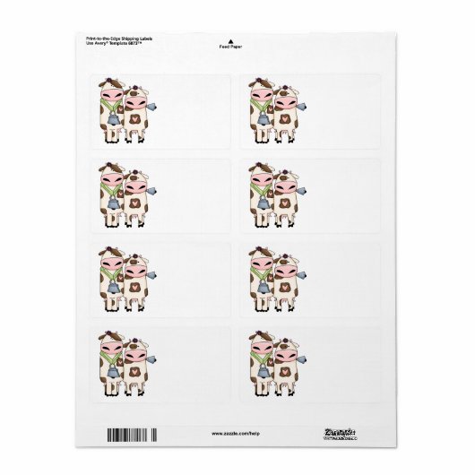 albernes Kuhpferd Cartoon (Vorne)