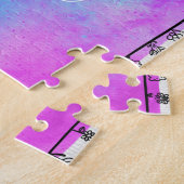 Albernes Lama-Geist-Tier-Puzzlespiel Puzzle (Seite)