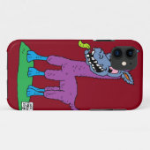 Albernes Lama-Monster Case-Mate iPhone Hülle (Rückseite (Horizontal))