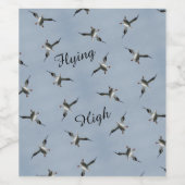 Albernes Landing Pelican Flaschenetikett Weinetikett (Einzelnes Label)