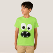 Albernes Monsterfoto zu Halloween T-Shirt (Vorne ganz)