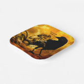 Albernes Nevermore Boo Black Raven Halloween-Party Pappteller (Gewinkelt)