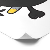 albernes Ninja-Monster Poster (Ecke)