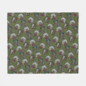 albernes Opossum Fleecedecke (Vorderseite (Horizontal))