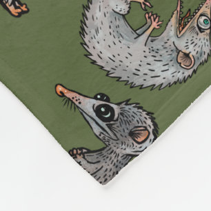 albernes Opossum Fleecedecke