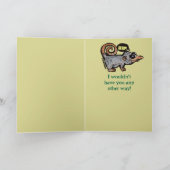 albernes Opossum Karte (Innenseite)