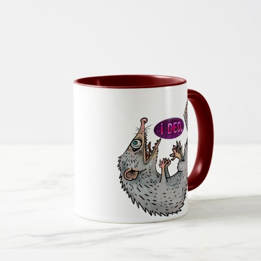 albernes Opossum Tasse (VorderseiteRechts)