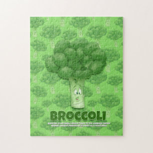 Albernes Puzzlespiel des Brokkoli-Cartoon Puzzle