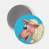 Albernes Schaf Magnet (Vorderseite/Rückseite)
