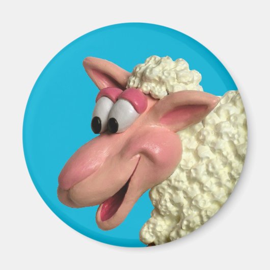 Albernes Schaf Magnet (Vorne)
