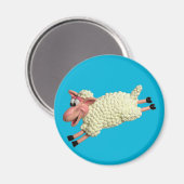 Albernes Schaf Magnet (Vorderseite/Rückseite)
