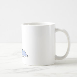 albernes schleimiges blaues Monster Kaffeetasse