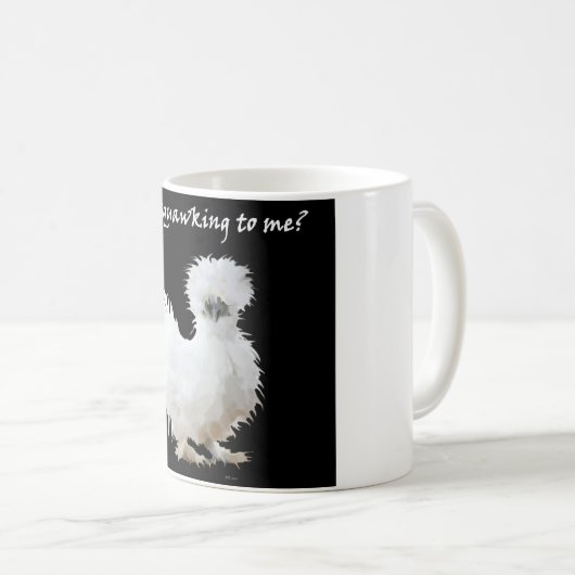 Albernes Silkie Kaffeetasse (VorderseiteRechts)