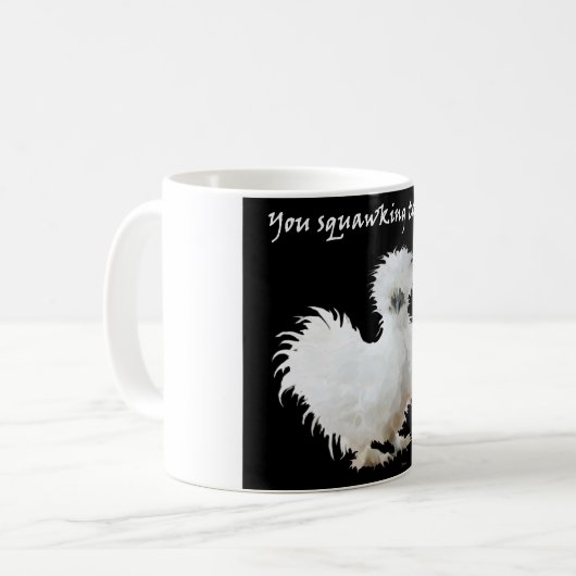 Albernes Silkie Kaffeetasse (Vorderseite Links)