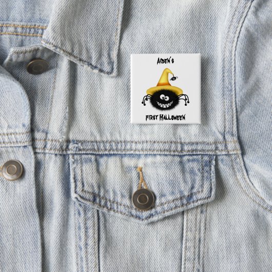 Albernes SpinnenButton Button (Beispiel)