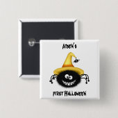 Albernes SpinnenButton Button (Vorne & Hinten)