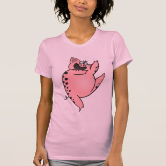 Albernes tanzendes Schwein LOL des Schwein-Tanz-| T-Shirt