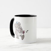 albernes Trompetenhorn Tasse (Vorderseite Links)