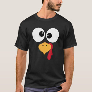 Albernes türkisches Gesicht Erntedank Fall Joke Sp T-Shirt