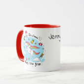 Albernes Weihnachtsgeschenk mit Name Friend Gesche Tasse (Vorderseite Links)