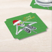 Albernes Weihnachtsgeschenk Skelett Ornamente Auge Untersetzer (angewinkelt)