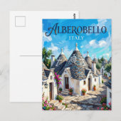 Alberobello Italien Postkarte (Vorne/Hinten)